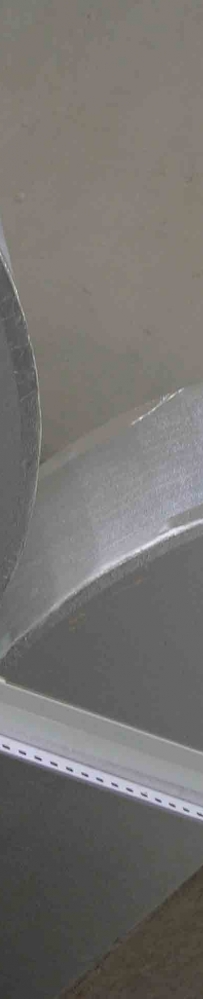 铝箔复合风管PVC法兰连接示意图