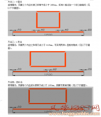 复合风管制作图解 管道的制作